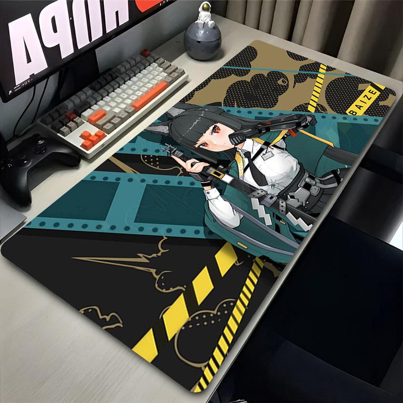 Large Mousepad x Hoshimi Miyabi Zenless Zone Zero Mouse Pad Keyboard Extended Carpet Gaming Accessories Anime Desk Mat Rug