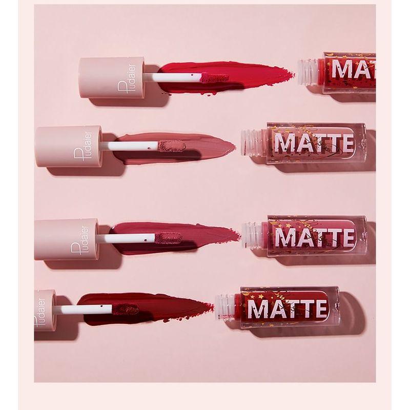 Pudaier - Velvet Matte Liquid Lipstick - 12 Colors
