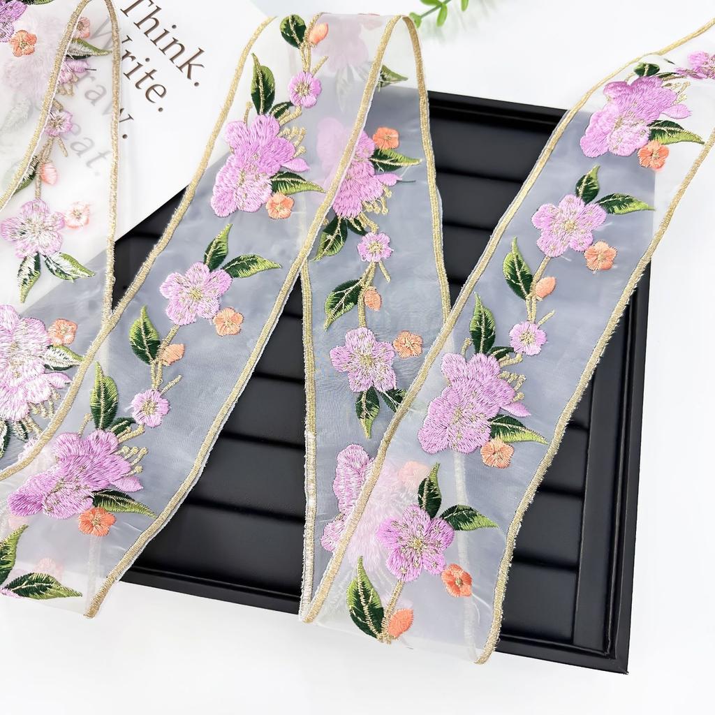 65Mm Ethnic Style Embroidery Lace New Chinese Ancient Costume Hanfu Neckline Accessories