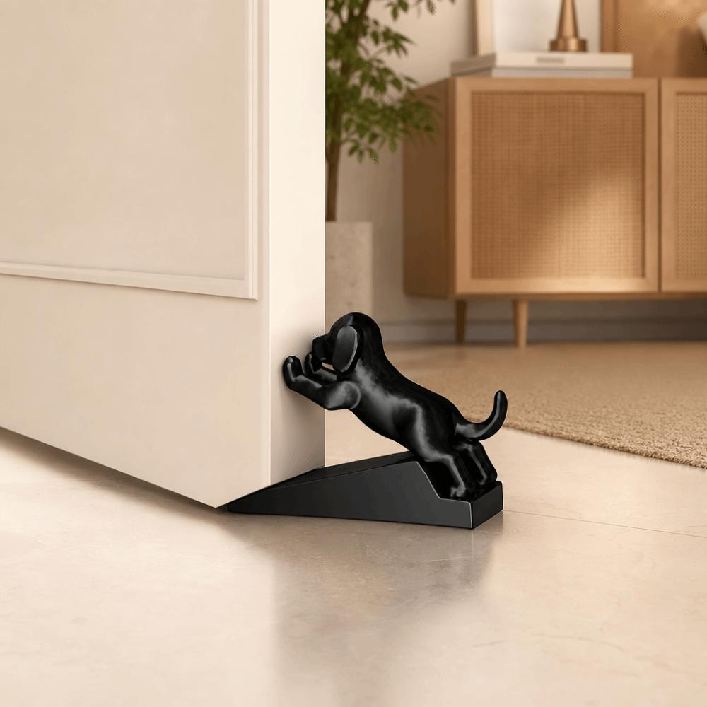 Thickened Dog-Shaped Door Wedge Noise-Reducing Door Stop Wedge Cat Door Holder Home Decoration