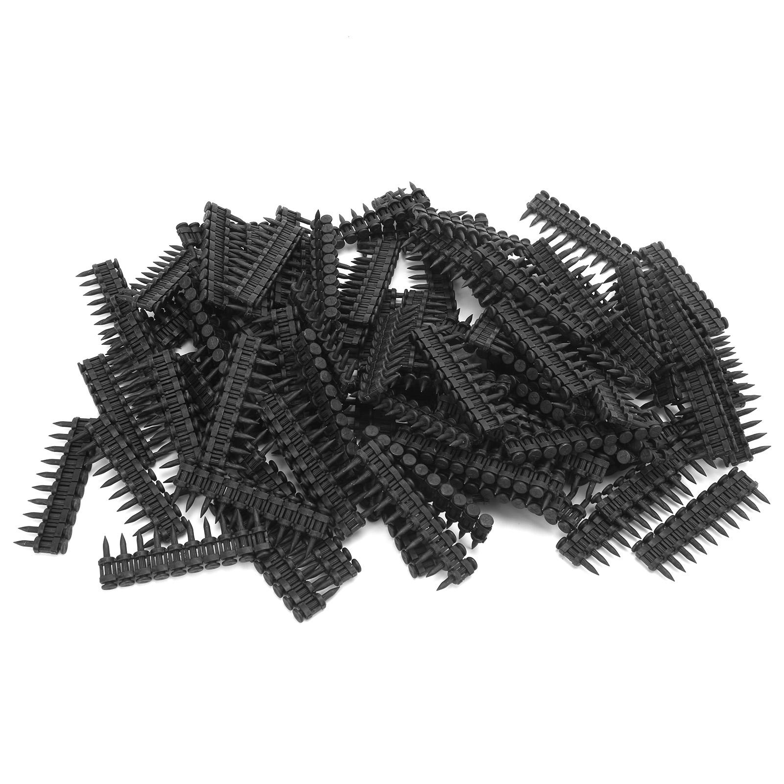 

1000 шт. газовых гвоздей, круглые, острые, черные, пленочные, ряд, дверные, оконные, аксессуары, 34 дюйма