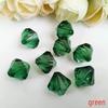 Acrylic Transparent 14mm Double-Pointed Rhombus Imitation Crystal Beads for DIY Jewelry Accessories and Colored Door Curtains