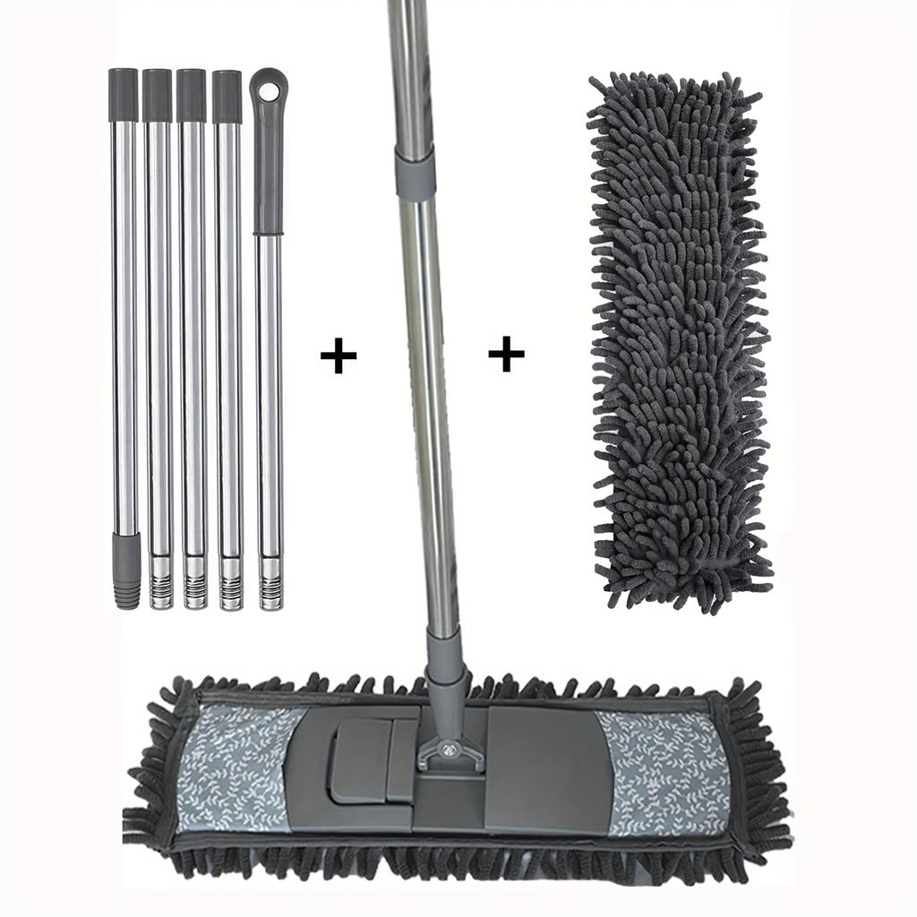 Wall Dust Cleaning Mop With Long Handle For Cleaning Walls Using 2 Reusable Microfiber Mop Pads Suitablewall Cleaners Floor Clea