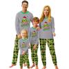 Christmas Day Prints Family Matching Long Sleeve Tops+Pants Set Family Matching Sets