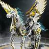 Set di Blocchi Meccanici Unicorno da 1499 pezzi con Luce Modello Animalesco Articolato Fai-da-te Giocattolo Educativo STEM Regalo per le Feste per Adulti