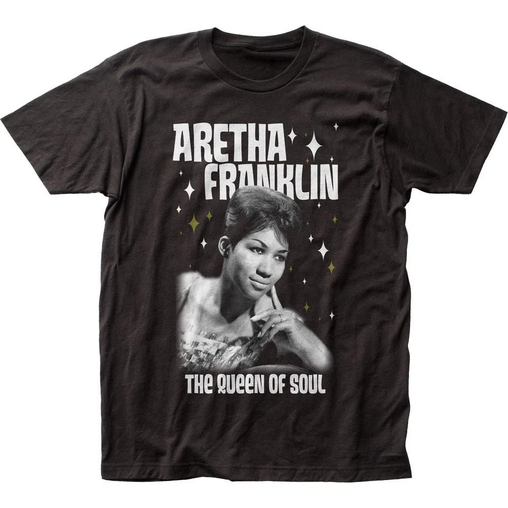 Aretha Franklin Mens T Shirt Music Classic Concert Soul Band Tee New Black L