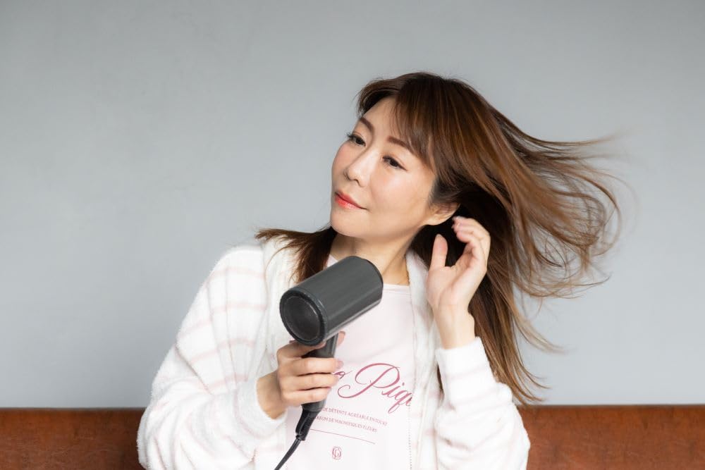 Terahertz Hair Dryer with for Salon Quick Low High Performance Quick Drying Triple Far Infrared Negative Protects Moist and Smooth Kalos Beauty