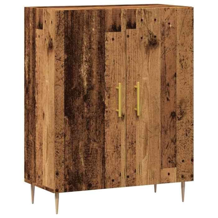 VidaXL Sideboard Reclaimed Wood 69.5x34x90 Cm Engineered Wood, Storage Cabinet, Hallway Cabinet, Side Cabinet, Furniture 857175