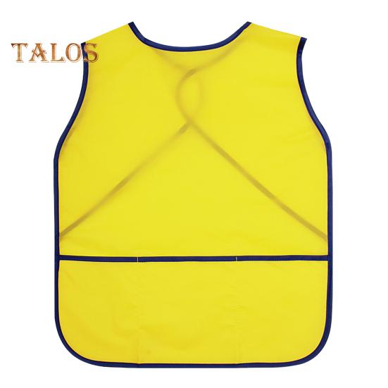 Kids Art Aprons Painting Smock with Pockets Colorful Children Apron for Craft Home Kitchen Classroom