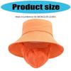 Sunshade Wide Brimmed Bucket Hat Sunshade Jungle Hat Sun Hat for Outdoor Hiking Camping Unisex Fisherman Hat  White