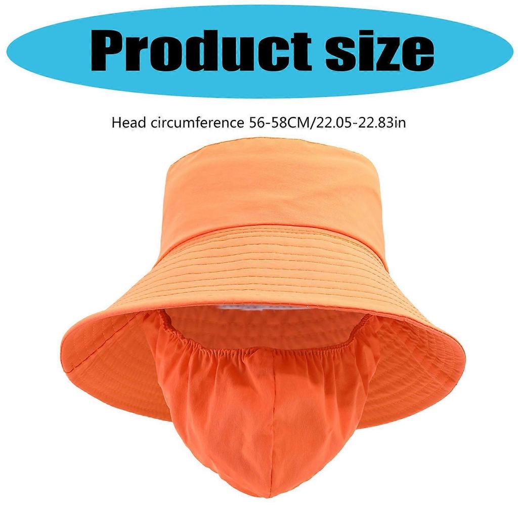 Sunshade Wide Brimmed Bucket Hat Sunshade Jungle Hat Sun Hat for Outdoor Hiking Camping Unisex Fisherman Hat White