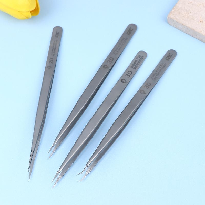 I2C NS(01-04) Super Alloy Tweezers Phone Circuit Repair Hand Tool Non-magnetic Stainless Steel Flying Wire Forceps
