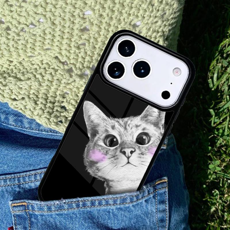 The Voices Cats - Pet Phone Case For iPhone 17 AIR 16 Pro Max 15 14 Pro 11 12 13 Shockproof Silicone Cover
