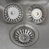 Stainless Steel Kitchen Sink Vegetable Washing Basin & Drain Cover Set