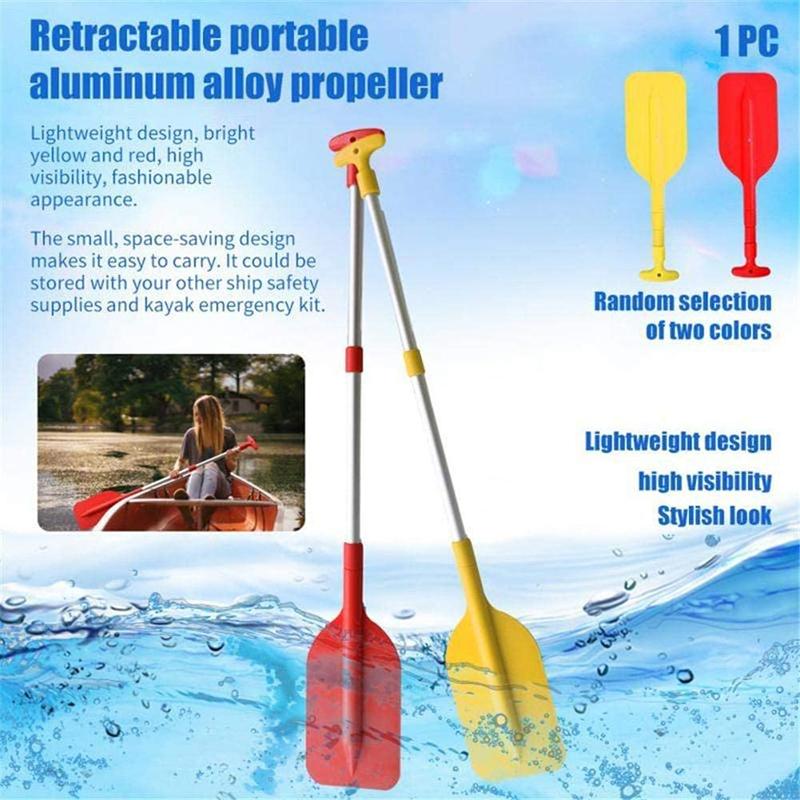 Adjustable Aluminum Alloy T Handle Kayak Paddle Portable Water Sports Oar for Kayaking and Boating