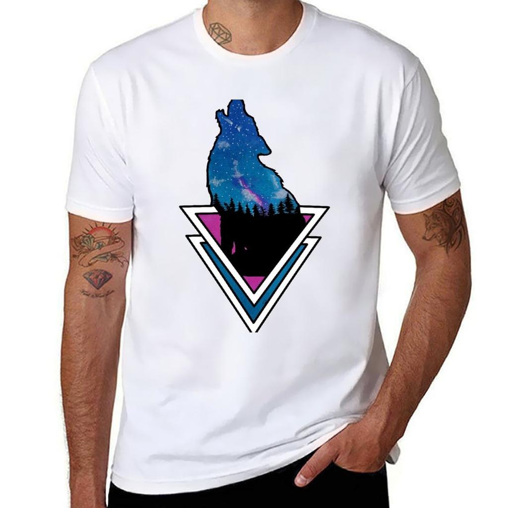 Wolf Tshirt Plus Size Quick Dry Sports Tee
