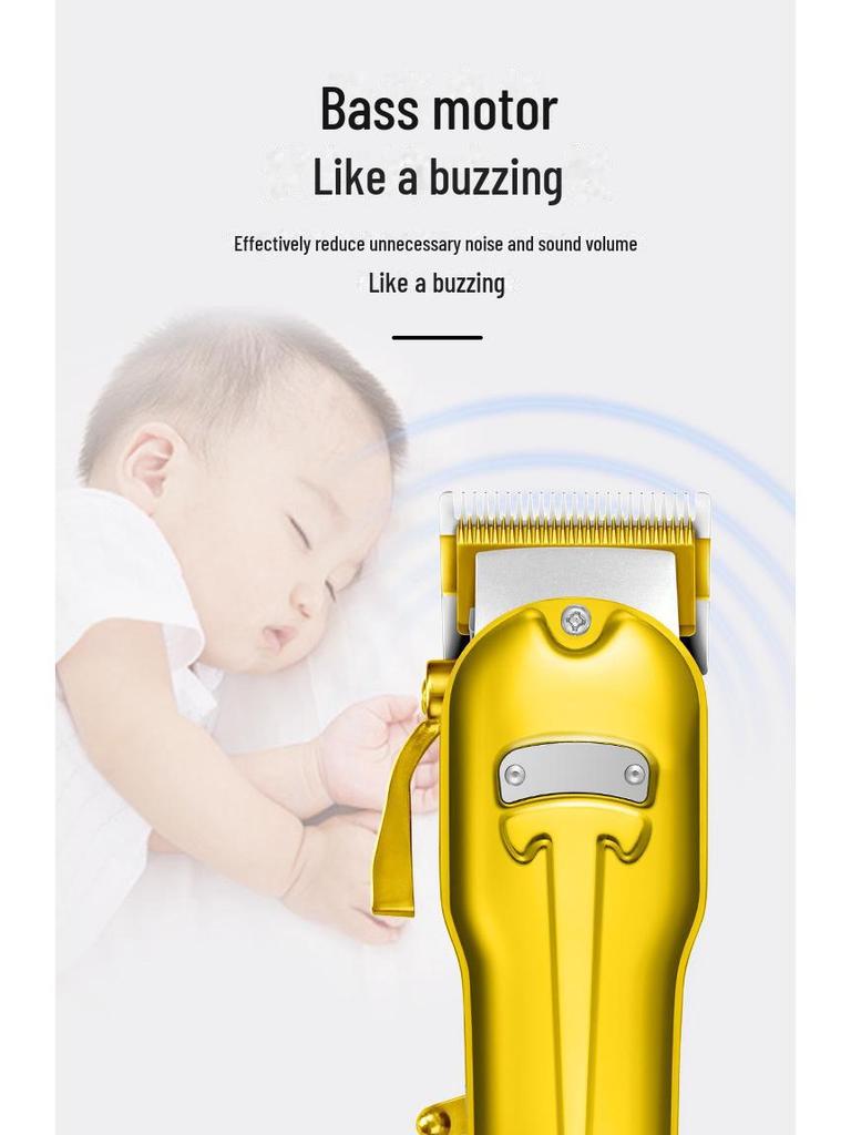 Professional Electric Hair Clipper and Shaving Tool: Oil Head Clipper, Razor, and Carving Tool