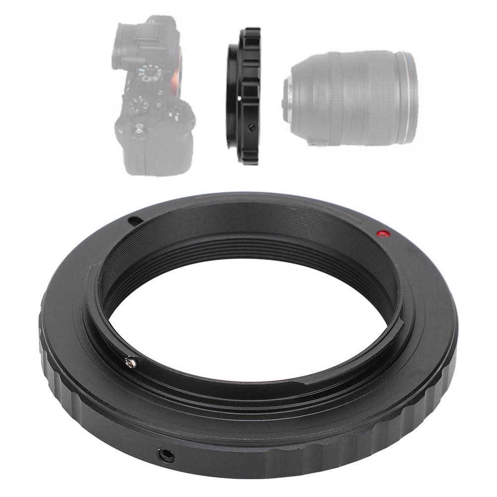 For T2‑NIK Lens Adapter Ring for T2 Mount Lens To Fit for Nikon F Mount Camera Body