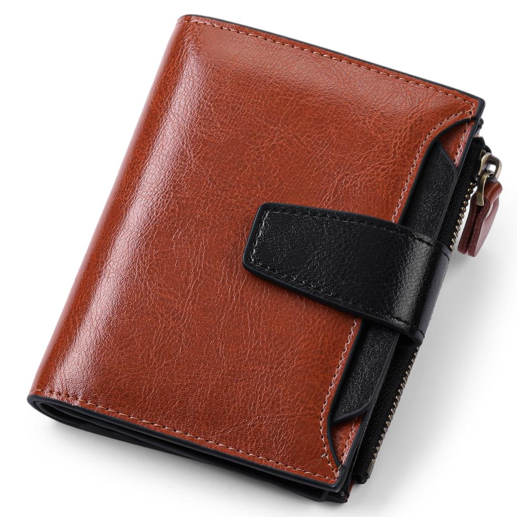 Small Women Wallet Fashion Genuine Leather Luxury Short Mini Wallets Bags for Woman  Coin Purse Female Card Holder Money Bag