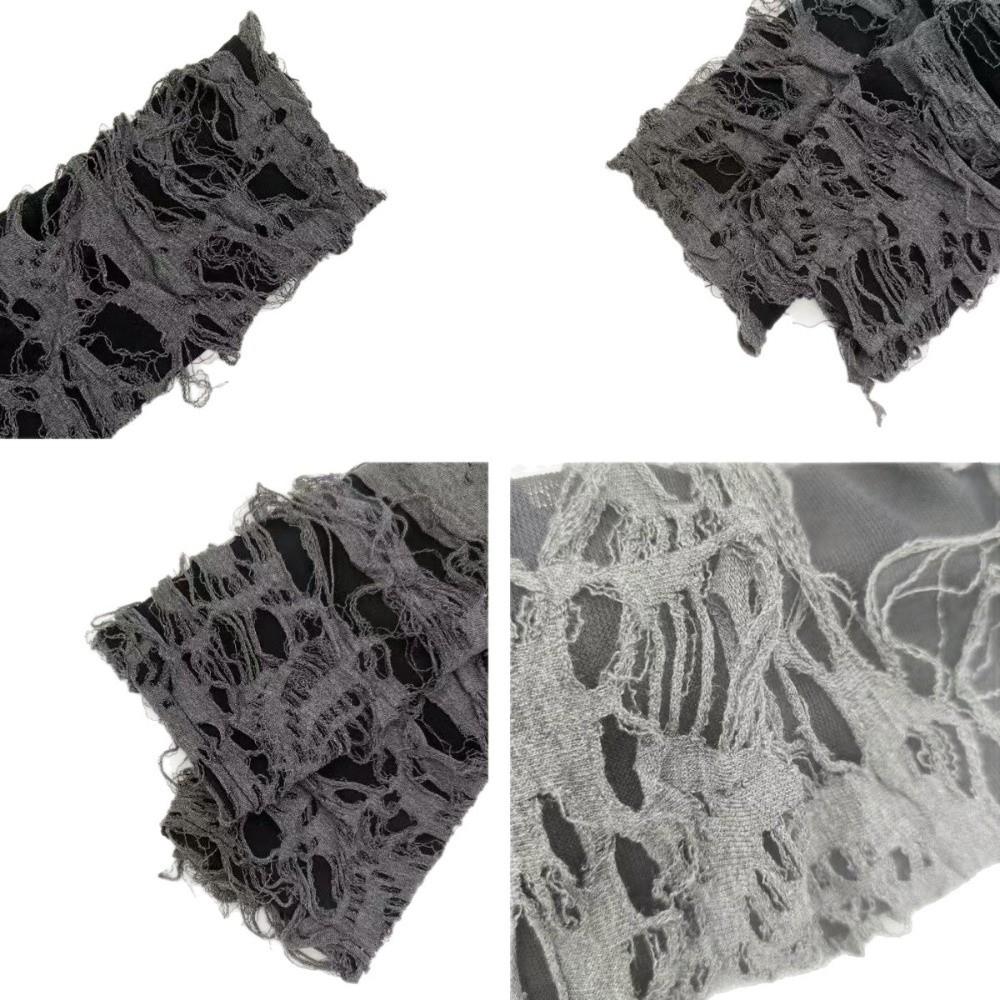 Beggar Halloween Punk Gloves Gothic Style Ripped Gloves Fashion Fingerless Gloves Party
