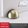 304 Stainless Steel Magnetic Turtle Top Door Stopper, Anti-Collision Floor Bumper & Rubber Limiter