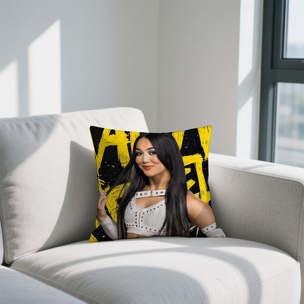 R-Roxanne Perez Wrestler cushion cover Double Sided Printed Polyester Pillowcase Pattern Decorative Zipper Cushion Cover