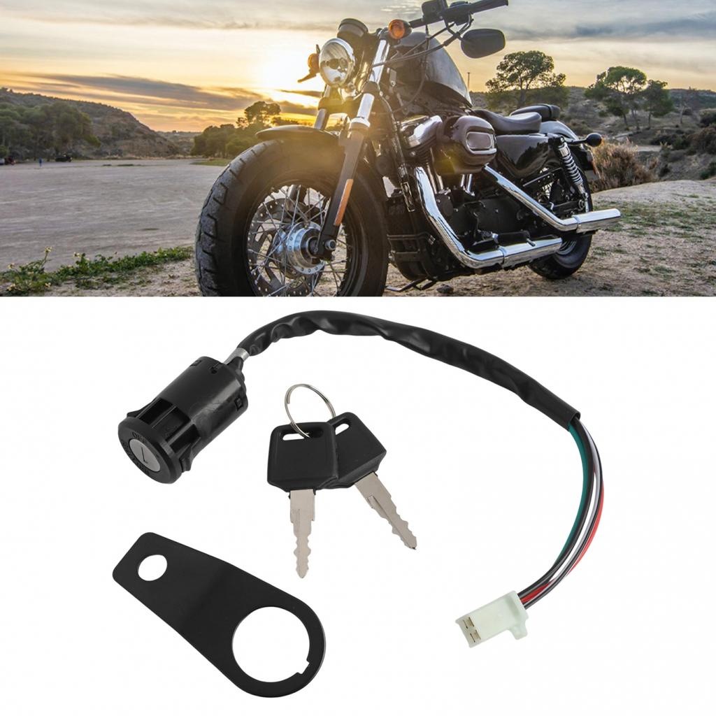 Ignition Switch with Lock Key for Various For 50cc 90cc 110cc Motorcycles
