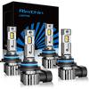 9005 9006 Противотуманные фары, Белые лампы для противотуманных фар, Plug and Play, В упаковке 4 шт.