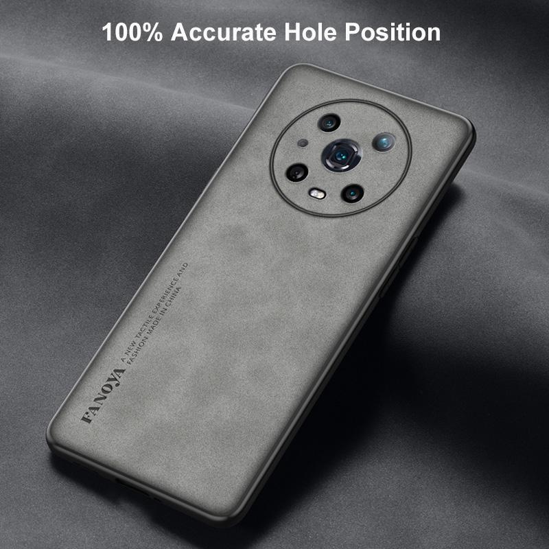 Für Honor Magic 4 Pro 4Pro Hülle Luxus PU Leder Handyhülle Für Honor Magic4 Pro Rückseite Silikon Stoßfest Vollständiger Schutz