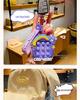 Cartoon Heart Bear Squeeze Toy Keychain - Cute Stress Relief Gift for Couples