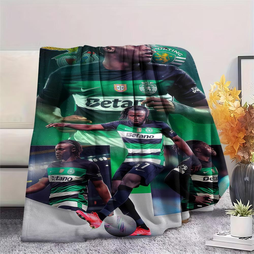 Sporting CP Print FlAannel Blanket, High quality Comfortable for All Seasons, Home Decor, Warmth and Comfort