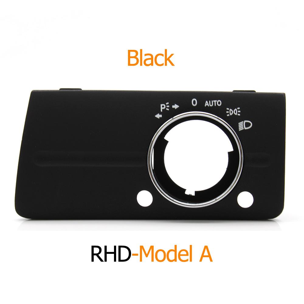 LHD RHD Interieur Auto Dashboard Koplamp Koplamp Schakelaar Cover Paneel Trim Voor Mercedes Benz W211 E Klasse 320 350 550 2003-2008