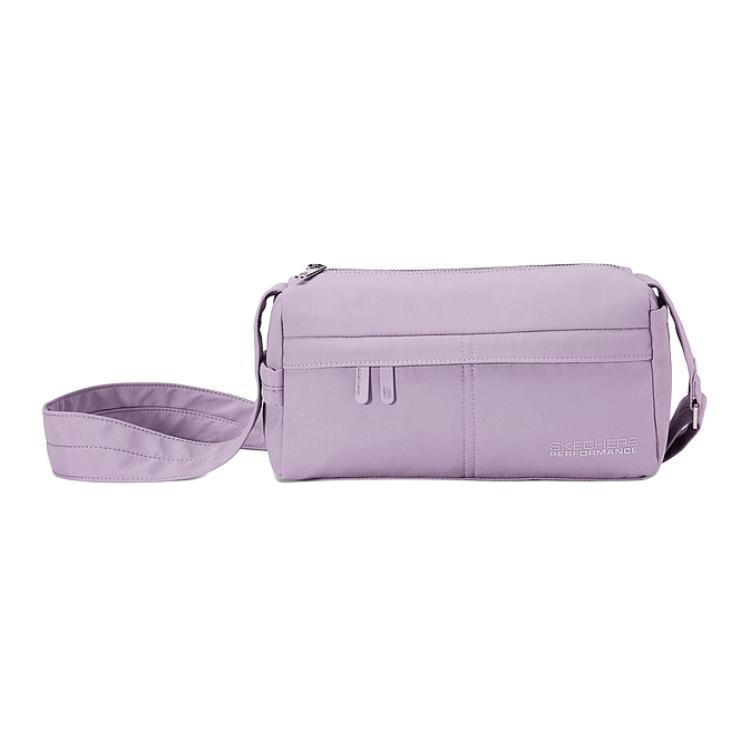 Skechers Comfort Sports Series 3.9L Convenient Carry Design Commuter Style Fabric Shoulder Crossbody Bag Unisex bags Lavender P125U006-04PW Taro Purple
