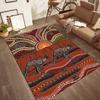 Aboriginal Art Dreamtime Floor Mats for Living Room, Bedroom and Room Decoration Are Suitable for Gifts.