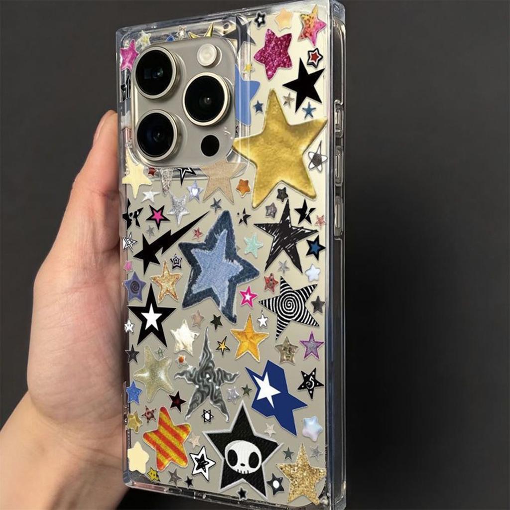 For IPhone14caseti Ice Crystal Cube Mobile Phone Case Quicksand for Apple 16pm All-inclusive Airbag Anti-fall Shell for Women