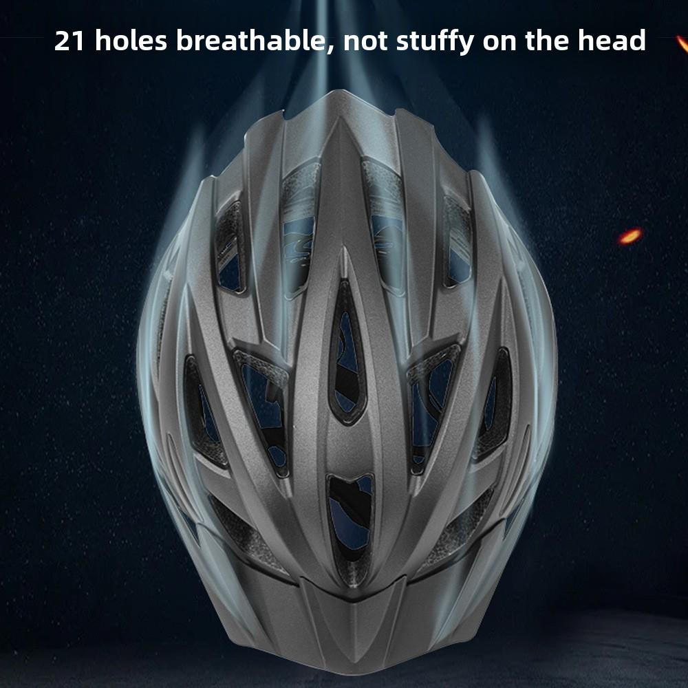 Dual Sport Cycling Helmet for Road Mountain Bike Racing Molding Outdoor Sports Equipment for Riding