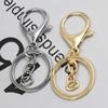 Gold & Silver Metal Lobster Clasp Keychain for Men & Women - Car, Bag Charm Jewelry Accessories Keyring