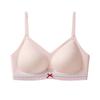 Polka Dot Bow Sweet Ballet Style No Wire Bra For Women