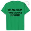 Spanish Humor Men's T-shirts People with Reading Disabilities Are Also Blind Shirt Short Sleeve Tees Unisex Summer Fashion Tops