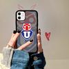 Chile U-University Logo Phone Case Silicone PC+TPU For For IPhone 11 12 13 14 15 16 Plus Pro Max Cover