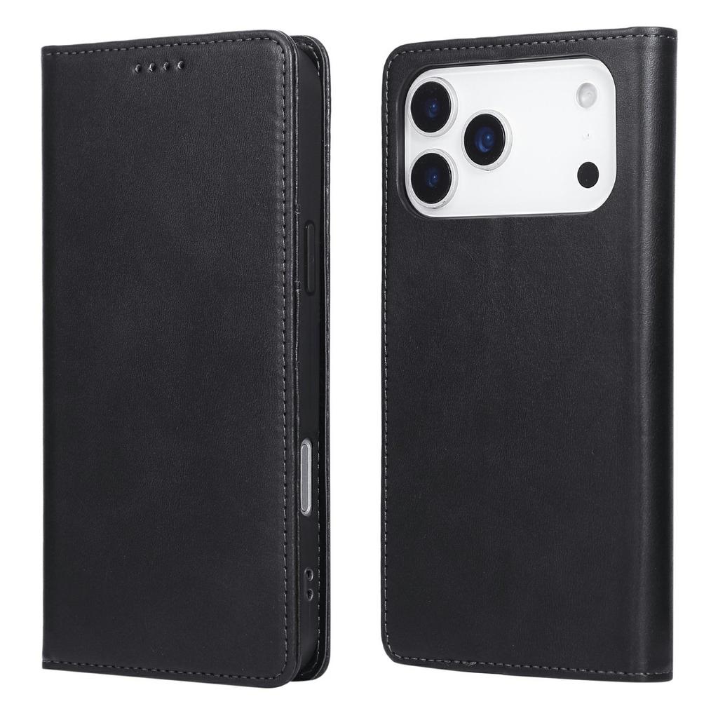 For iPhone 17 Pro Case RFID Blocking PU Leather Phone Wallet Cover