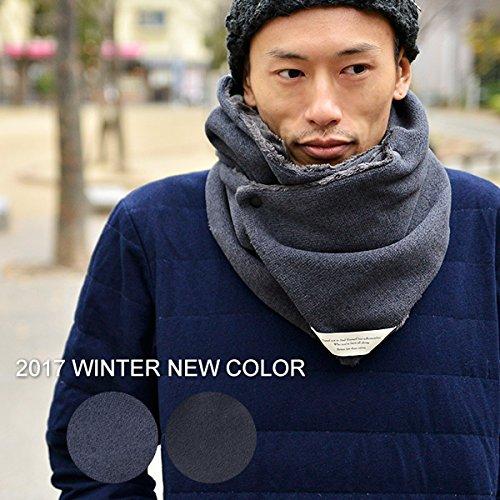 Nakota Original Micro-Boa Fleece 2-Way Warm Snood Scarf, Free Size, All Black