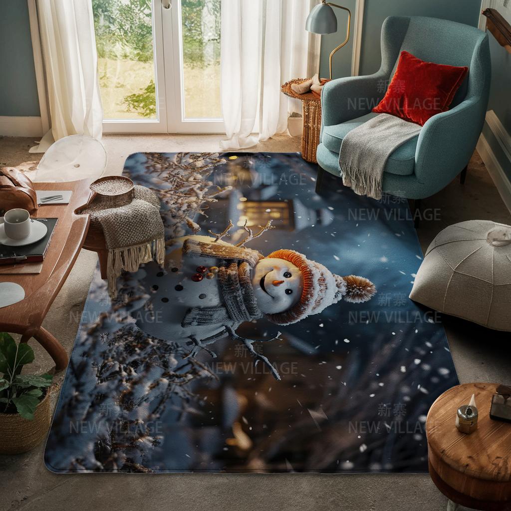 Koberec ke vchodu do domu Rohožka ke dveřím do domu Obývací pokoj Vana Koupelna Protiskluzové koberce s absorpcí vody vana Veselé Vánoce zima