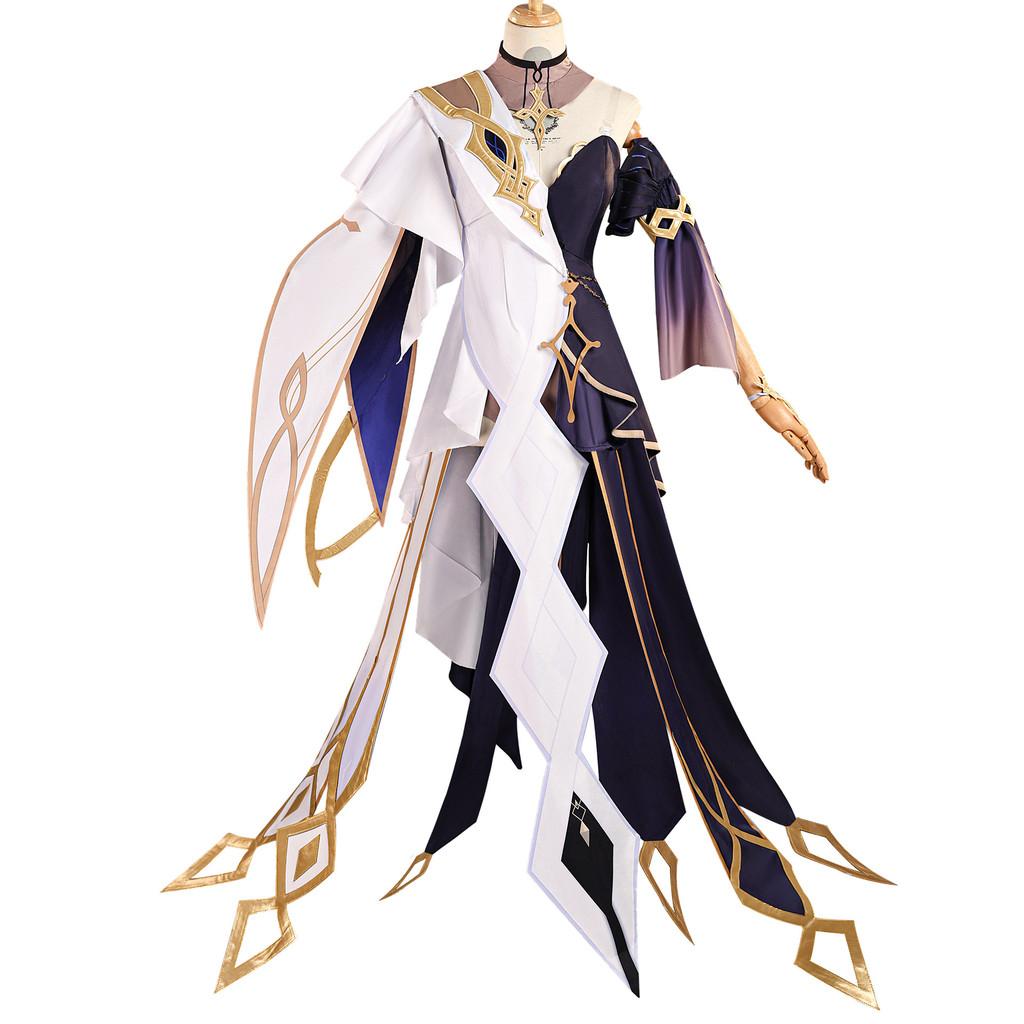 Genshin Impact Istaru Cosplay Costume With Accessories For Anime Role Play