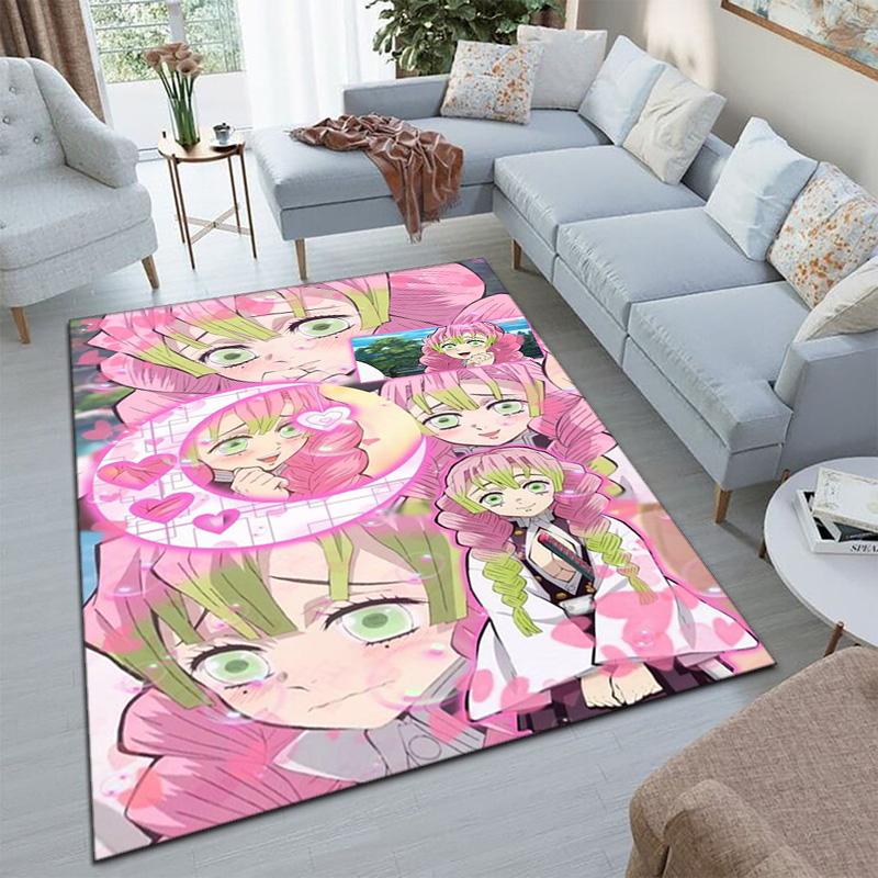 Japanese manga artist Koyoharu Gotouge's Demon Slayer carpets, home decor, non-slip door mats, hallway seat mats, outdoor picnic mats, rugs H7