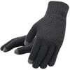 Winter Men Knitted Gloves Touch Screen High Quality Thicken Warm Wool Cashmere Solid Male Autumn Gloves