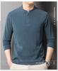 Chinesischer Stil Zwei-Knopf Fleece Stehkragen Langarm Herren Hoodie - Herbst/Winter Dick Warm Lässig Oberteil