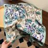 New 11 Silk Small Square Scarf Women's Spring Elegant and Versatile 111% Mulberry Silk Silk Scarf High-end Fashion Silk Scarf