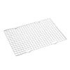 Silver Food Drying Rack Rectangular BBQ Cooling Rack Kitchen Gadget Baking Cooling Rack  Oven