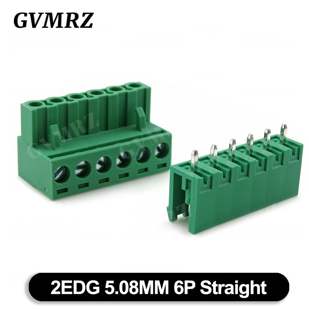 5Set 2EDGK 5.08mm Terminal Block Male Female 5.08 Plug-in Opening PCB Connector 2EDG PCB 2P 3P 4P 5P 6P 7P 8P 9P 10P 12P